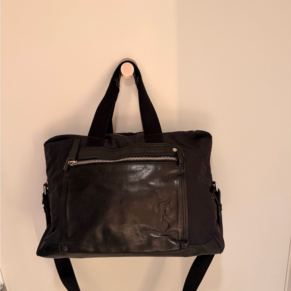 Vintage Yves Saint Laurent Black Tote Bag - Picture 4 of 7